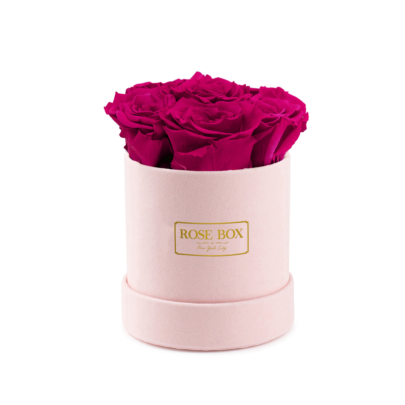 Mini Pink Box with Ruby Pink Roses