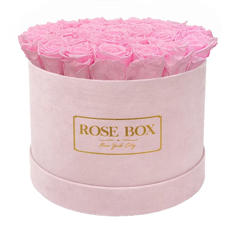 Pink Blush Roses Box