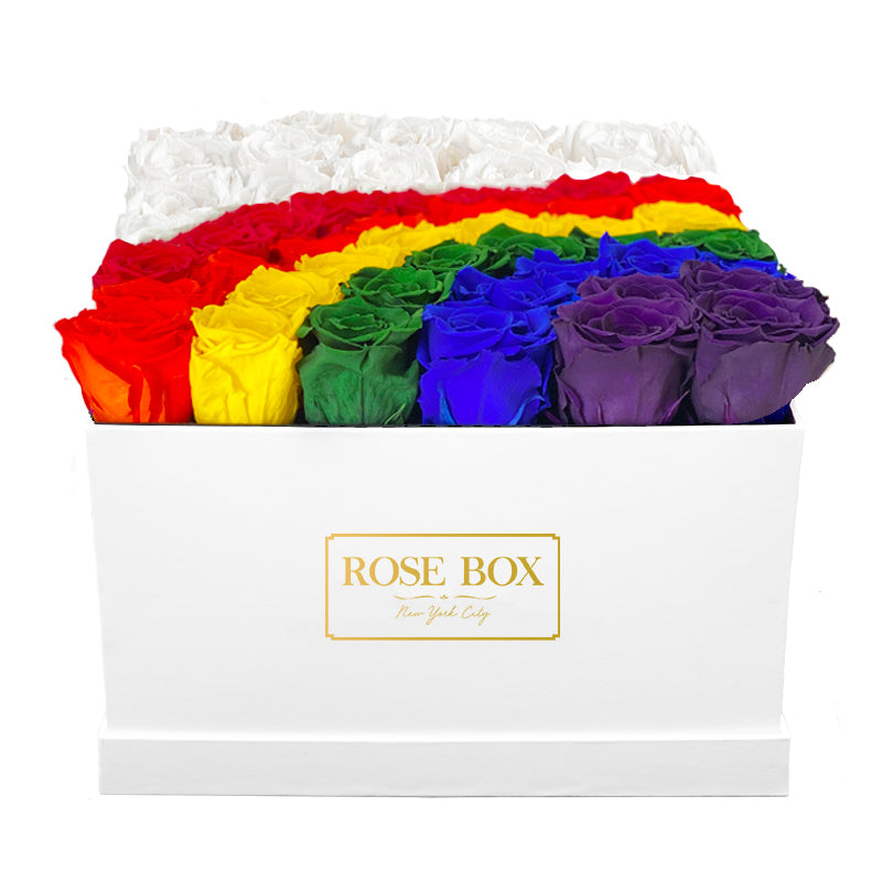 Limited Edition Rainbow Large Square Box