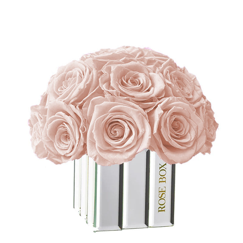 Modern Mini Half Ball with Porcelain Roses