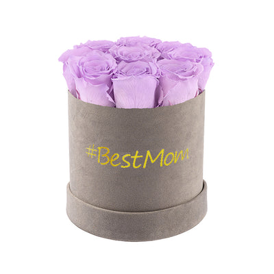 #BestMom Small Gray Box