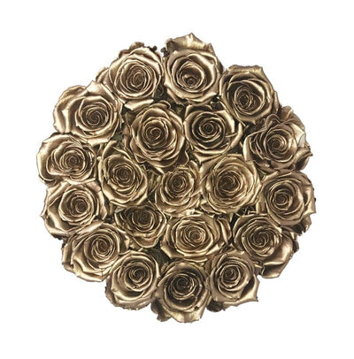 Medium Black Box with Gold Roses (Voucher Special)