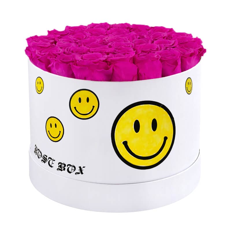 Limited Edition Smiley Large Round Box