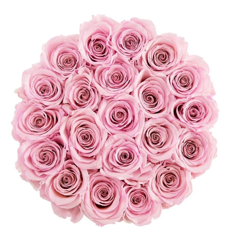 Medium Pink Box with Pink Blush Roses (Voucher Special)