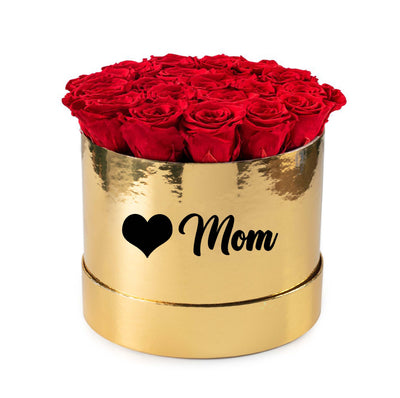 Limited Edition Medium Gold Love Mom Box